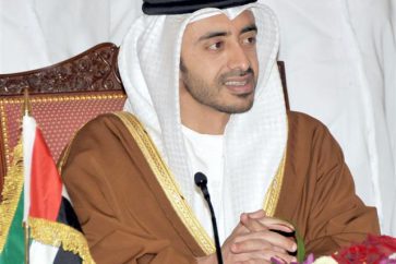 Sheij Abdullah bin Zayed Al Nahyan