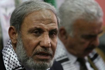 El líder de Hamas, Mahmud Zahhar
