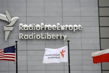Sede en Praga de Radio Liberty / Radio Free Europe, financiada por la CIA