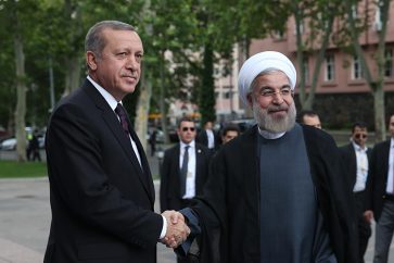 Başbakan Recep Tayyip Erdoğan, İran Cumhurbaşkanı Hasan Ruhani ile Başbakanlık Merkez Bina’da görüştü. (Kayhan Özer - Anadolu Ajansı)