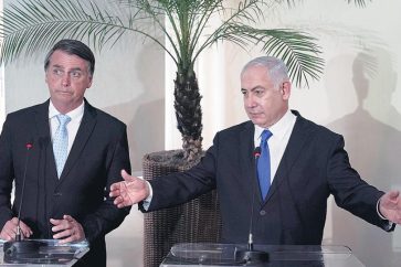 Jair Bolsonaro y Benyamin Netanyahu
