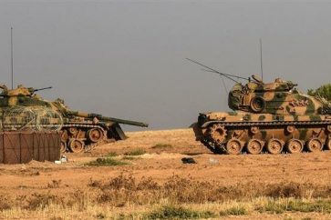 Tanques turcos en el norte de Siria