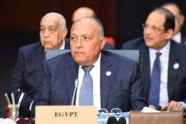 El ministro de Exteriores egipcio, Sameh Shukri