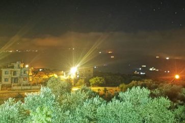 frontera-libano-iluminada
