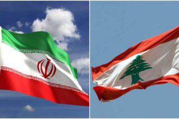 iran libano banderas