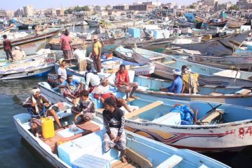 Pescadores yemeníes