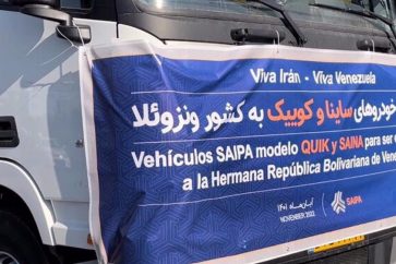 Vehículos iraníes Saipa destinados a Venezuela