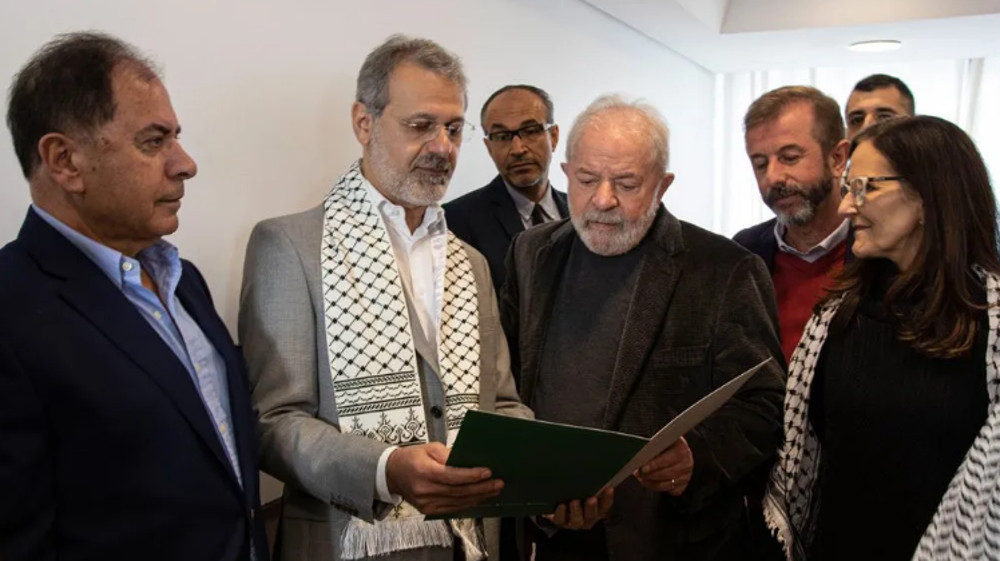 Encuentro de Lula con miembros de la comunidad palestina