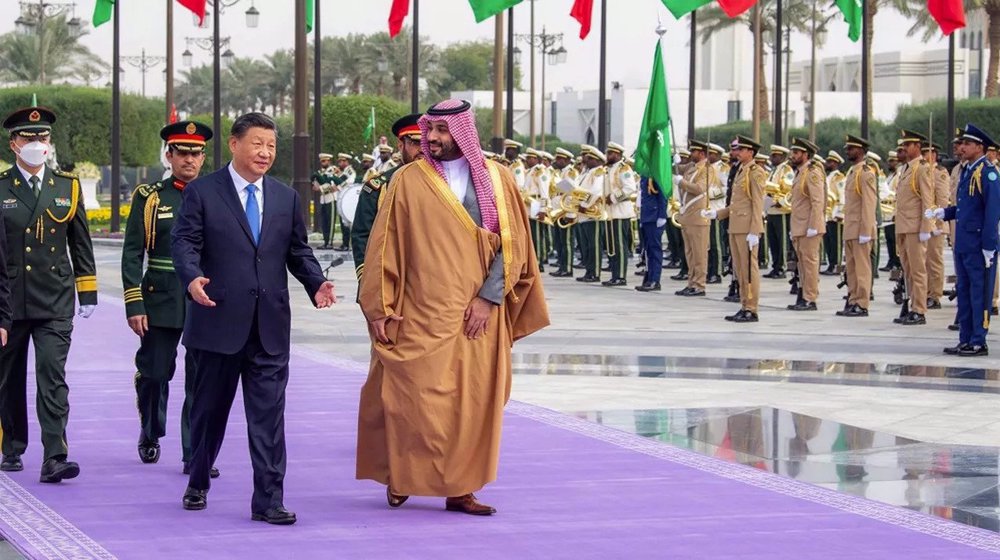 Xi Jinping y Mohammed Bin Salman