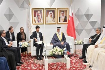 Presidente del Parlamento de Bahrein recibe a delegación iraní