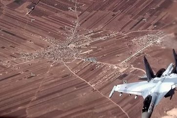 Avión ruso Su-35 en Siria