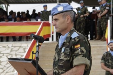 El jefe de la misión de la Fuerza Provisional de las Naciones Unidas (FPNUL), Aroldo Lázaro