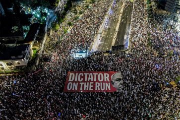 Manifestación en Tel Aviv contra la reforma judicial de Netanyahu