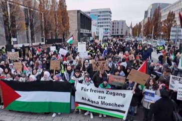 Manifestación por Palestina en Nuremberg, Alemania