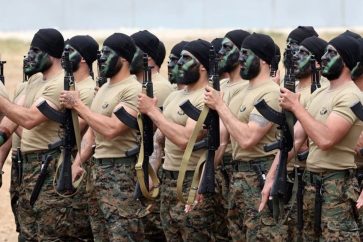 Combatientes de la Fuerza Radwan de Hezbolá
