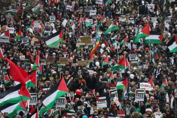 Manifestación por Palestina en Londres