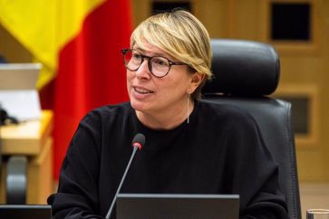 Ministra de Cooperación al Desarrollo de Bélgica, Caroline Gennez