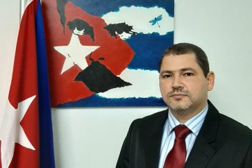 El embajador Juan Antonio Quintanilla, representante permanente de Cuba en Ginebra