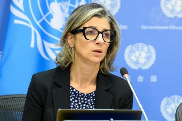 Francesca Albanese, relatora especial de la ONU sobre la situación de los derechos humanos en los territorios palestinos