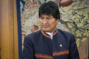 King Felipe Of Spain Meets President Of Bolivia Evo Morales