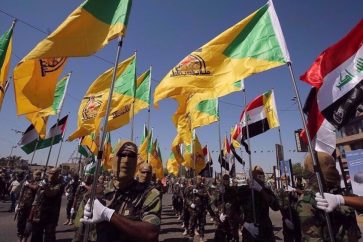 Combatientes iraquíes de Kataib Hezbolá