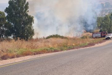 incendios-golan-misiles-hezbola