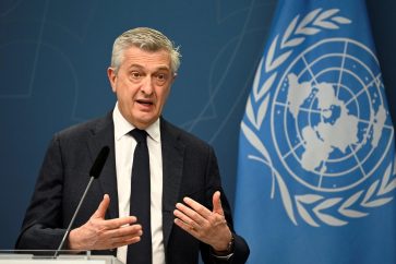 El alto comisionado de las Naciones Unidas para los Refugiados, Filippo Grandi