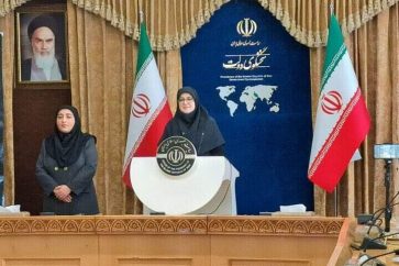 La portavoz del gobierno iraní, Fatemeh Mohajerani