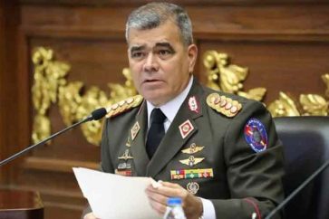 El ministro para la Defensa de Venezuela, general en jefe Vladimir Padrino