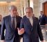 Abbas Araghchi y el ministro de Exteriores de Italia, Antonio Tajani