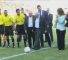 El primer ministro Nawaf Salam inicia el primer partido oficial de fútbol en el Estadio de la Ciudad Deportiva después de un largo cierre